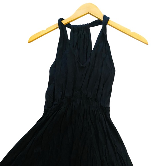 cAbi 5114 Womens Parker Dress Solid Black Jersey Sleeveless V-Neck - Picture 4 of 6